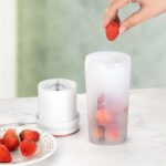 LGZ-1 500ml 50W 4 Blades Exprimidor portátil eléctrico Extractor de jugo recargable, LGZ-1 (Pink) - Imagen 3