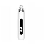Removedor de espinillas Limpiador de poros al vacío Herramientas de belleza de limpieza profunda facial, Dry Battery(White)