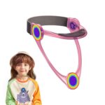 Corrector de cuello oblicuo para niños Protector de cuello ajustable para cuello ortopédico, Children (Pink)