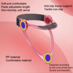 Corrector de cuello oblicuo para niños Protector de cuello ajustable para cuello ortopédico, Children (Pink) - Imagen 3