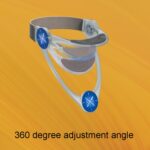 Corrector de cuello oblicuo para niños Protector de cuello ajustable para cuello ortopédico, Children (Transparent) - Imagen 5
