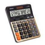 OSALO OS-3TV Calculadora de escritorio con fuente de alimentación dual solar con pantalla LCD de 12 dígitos - Imagen 2