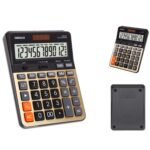 OSALO OS-3TV Calculadora de escritorio con fuente de alimentación dual solar con pantalla LCD de 12 dígitos - Imagen 4