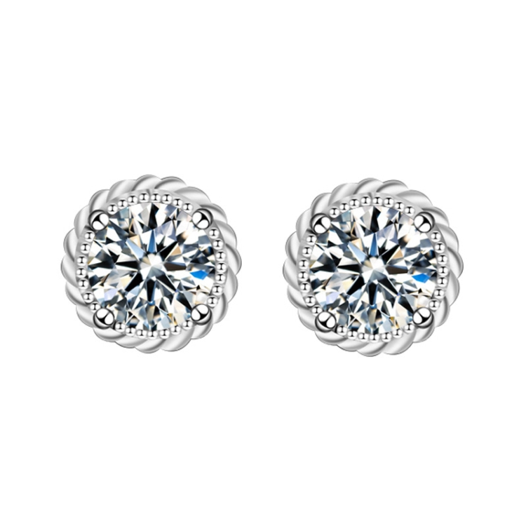 TBD0603685801A.jpg XEA009 Pendientes Corona Aguja Plata 925, XEA009 - Imagen 1