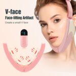 Instrumento de adelgazamiento facial EMS de microcorriente, instrumento de belleza para rejuvenecimiento de la piel con luz de Color rojo y azul inteligente, (Green), (Pink) - Imagen 2