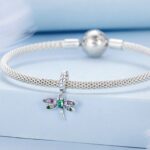Accesorio de joyería con cuentas de libélula de circón de plata esterlina - Imagen 5