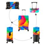 Funda protectora para equipaje Maleta con ruedas de viaje Funda a prueba de polvo, For 22-24 Inch L - Imagen 2