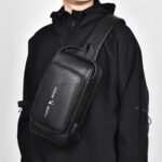 WEIXIER X318 Mochila pequeña antirrobo impermeable para hombre de un solo hombro - Imagen 2