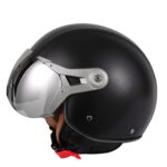 GXT Vehículo eléctrico Half Cover Four Seasons Casco retro, M