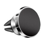 Tipo de salida de aire Soporte magnético de succión para coche de aleación de aluminio Soporte para teléfono de navegación, Air Outlet (Silver)