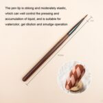 Juego de bolígrafos para decoración de uñas marrón, herramientas de dibujo coloridas, Versatile Pen - Imagen 2
