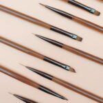 Juego de bolígrafos para decoración de uñas marrón, herramientas de dibujo coloridas, Flat Head Fen - Imagen 5