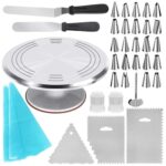35 en 1 juego de puntas de tuberías giratorias para pasteles de aleación de aluminio, herramientas para hornear DIY