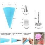 35 en 1 juego de puntas de tuberías giratorias para pasteles de aleación de aluminio, herramientas para hornear DIY - Imagen 2