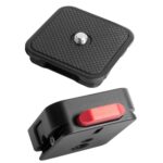 BEXIN CL-01 Universal Sharp Claw Placa de instalación rápida Traje Mini Gimbal Tablero de desmontaje rápido Base SLR Trípode de cámara Estabilizador Riel deslizante - Imagen 2