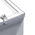 Protector de borde suave para muebles de tira anticolisión transparente para el hogar de PVC, 1.5 cm x 2 m