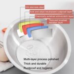 Arco de sopa multifuncional para el hogar con lavabo de acero inoxidable 304, 28cm - Imagen 3