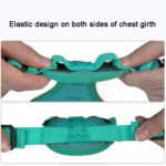 Arnés de chaleco para mascotas + Juego de cuerdas de tracción Arnés reflectante transpirable para perros y gatos, M - Imagen 4
