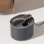 Dispensador de agua eléctrico para mascotas de 3L, fuente de agua automática para gatos, cuenco alimentador de agua silencioso, Blue Ordinary Motor Blue