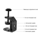 Abrazadera en C universal Beixin WN-38 con orificio de 1/4 de pulgada y 3/8 de pulgada para mesas de montaje en escritorio - Imagen 5