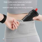 COOLFCA Fitness al aire libre deportes antideslizante transpirable teléfono móvil riñonera, 14x35cm - Imagen 4