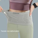 COOLFCA Fitness al aire libre deportes antideslizante transpirable teléfono móvil riñonera, 14x35cm - Imagen 6
