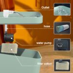 10 filtros dispensador de agua para mascotas de algodón. - Imagen 3