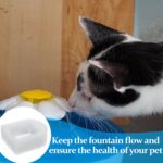 10 filtros dispensador de agua para mascotas de algodón. - Imagen 4