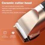 Afeitadora para cachorros, afeitadora eléctrica para mascotas, juego de cortadores de pelo para gatos, Red Standard - Imagen 3
