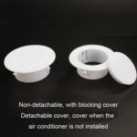 Tapa de bloqueo Aire acondicionado Agujero de pared Tapa decorativa Tapón, 50mm - Imagen 3