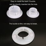 Tapa de bloqueo Aire acondicionado Agujero de pared Tapa decorativa Tapón, 50mm - Imagen 4
