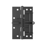 Bisagra de cierre de puerta automática de cierre de puerta multifuncional de 4 pulgadas, Black