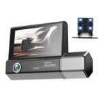 Grabador de conducción de 3 lentes de video HD 1080P en varios idiomas