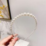 2 uds diadema de perlas dulces Retro accesorios versátiles para el cabello, 12