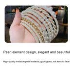 2 uds diadema de perlas dulces Retro accesorios versátiles para el cabello, 7 - Imagen 6