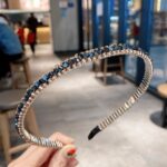 De aros de cristal con adorno dorado, accesorios para el cabello que combinan con todo, diadema, tocados de cristal antideslizantes