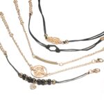 5-en-1 Personalidad Brújula Hexágono Pulsera Diamante Corazón Cuentas Colgante Joyería, SKU4159 - Imagen 5