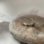 Pendientes cuadrados anchos de aguja de plata Tipo de hebilla Fácil de usar sin aretes de selección - Imagen 4