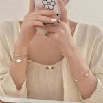 Pulsera con cuentas de sonrisa de arcoíris chapada en plata 925, joyería para mujer, Bear Heart - Imagen 4