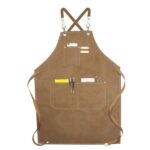 Ropa de trabajo para hornear té con leche floral Delantal