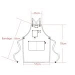 Ropa de trabajo para hornear té con leche floral Delantal - Imagen 3