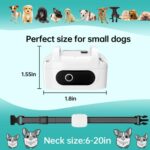 Collar de vibración resistente al agua con tapón de ladridos inteligente para entrenamiento de mascotas - Imagen 4