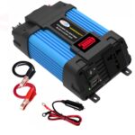 SOLIKE TECH Inversor de vehículo Convertidor de onda sinusoidal Inversor automático, 12V-220V 300W
