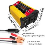 Inversor SOLIKE TECH 300W con reproductor multimedia Bluetooth MP3/FM, 12V to 220V - Imagen 3