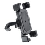Soporte de teléfono móvil para motocicleta a prueba de golpes Soporte de navegación para bicicleta al aire libre, Rearview Mirror
