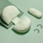 Soporte de cintura para embarazadas, almohada para dormir lateral, almohada extraíble multifuncional para el abdomen, Probiotics Green