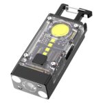 Luz de llavero mini resaltada solar multifuncional para acampar al aire libre