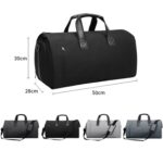Bolsa de equipaje de almacenamiento de trajes Separación seca y húmeda Compartimento independiente para zapatos Bolsa de viaje de negocios - Imagen 3