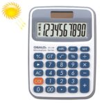 OSALO Pantalla LCD de 10 dígitos Fuente de alimentación dual solar Calculadora de escritorio Mini calculadora de estudiante
