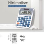 OSALO Pantalla LCD de 10 dígitos Fuente de alimentación dual solar Calculadora de escritorio Mini calculadora de estudiante - Imagen 2